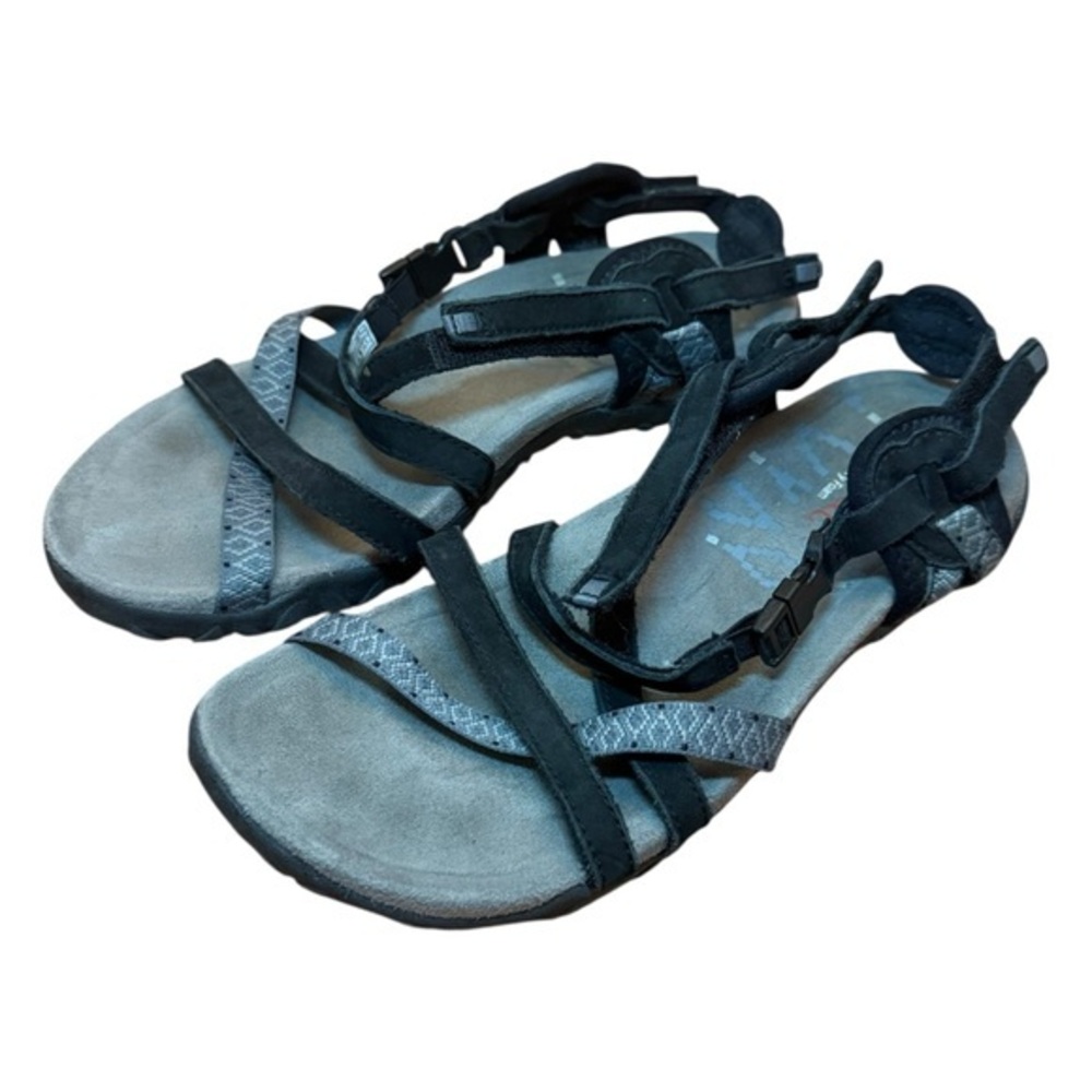 Merrell Terran Lattice II Strappy Slingback Sandals Black Size 5 EU 36
